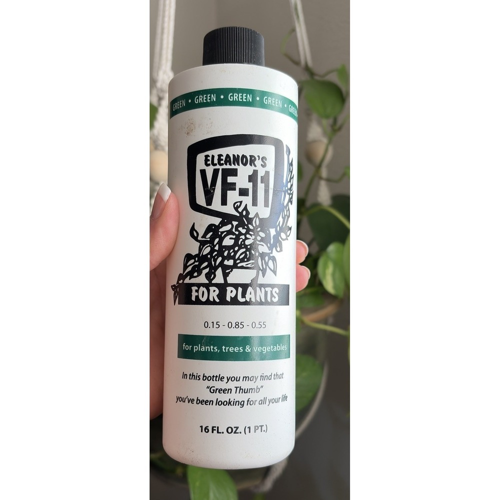 VF-11 Odorless Plant Food - Non-Toxic 16 oz Fertilizer for Indoor & Outdoor Use